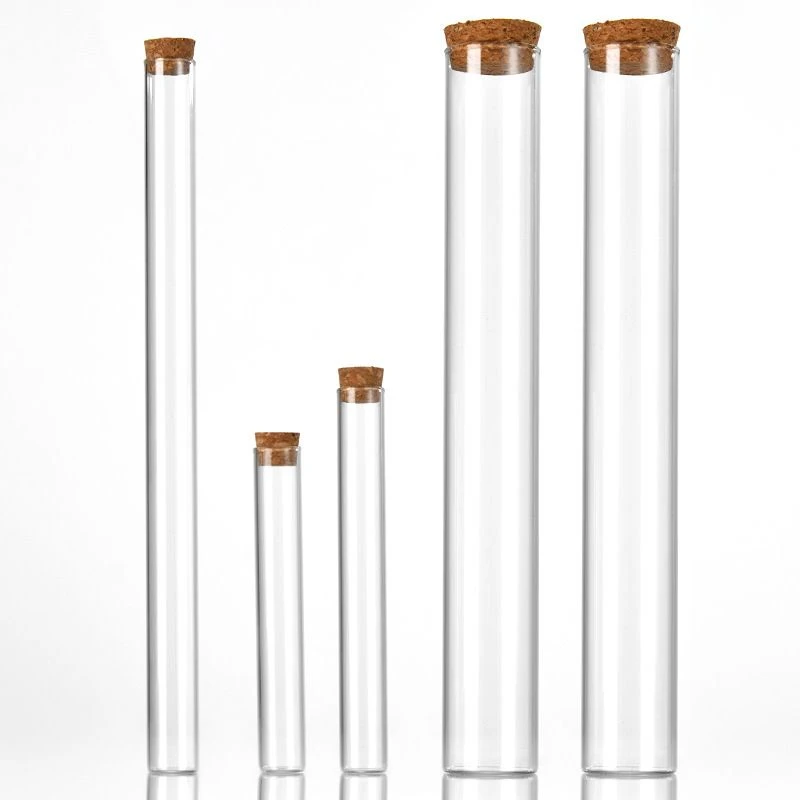 Glass Test Tube With Cork Stopper